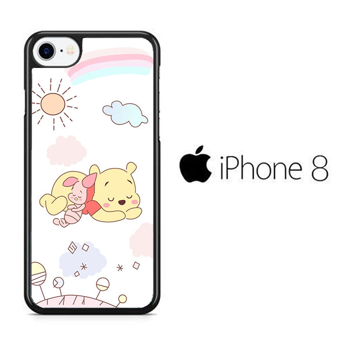 Winnie The Pooh And Piglet Sleep iPhone 8 Case