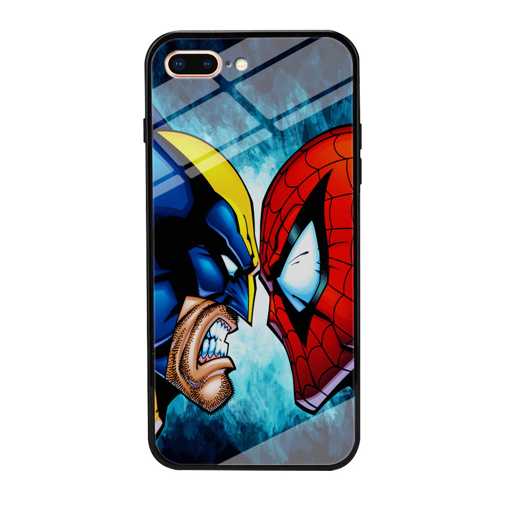 Wolverine X Spiderman iPhone 7 Plus Case