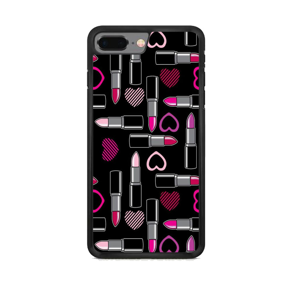 Woman Make Up Lipstick Love iPhone 8 Plus Case