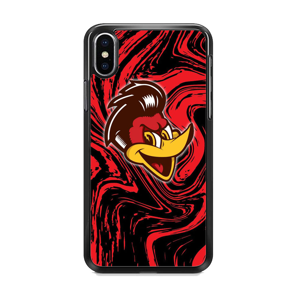 Woody Woodpecker Red Marble iPhone X Case