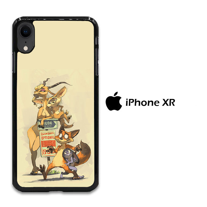 Zootopia Nick And Gazelle iPhone XR Case