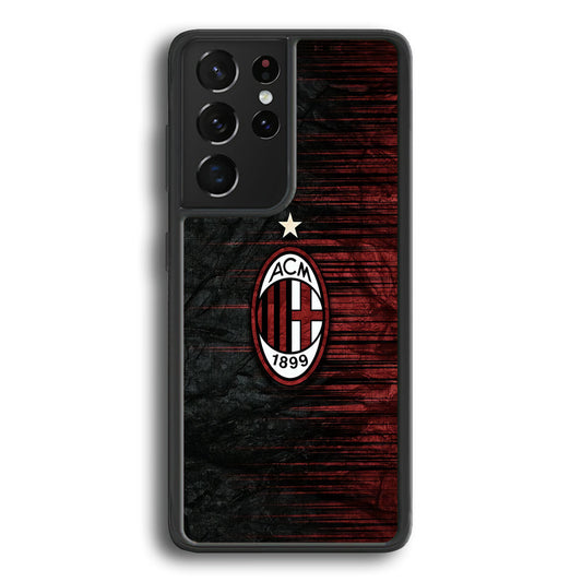 AC Milan Abstract Pattern Samsung Galaxy S24 Ultra Case - Ezzystore