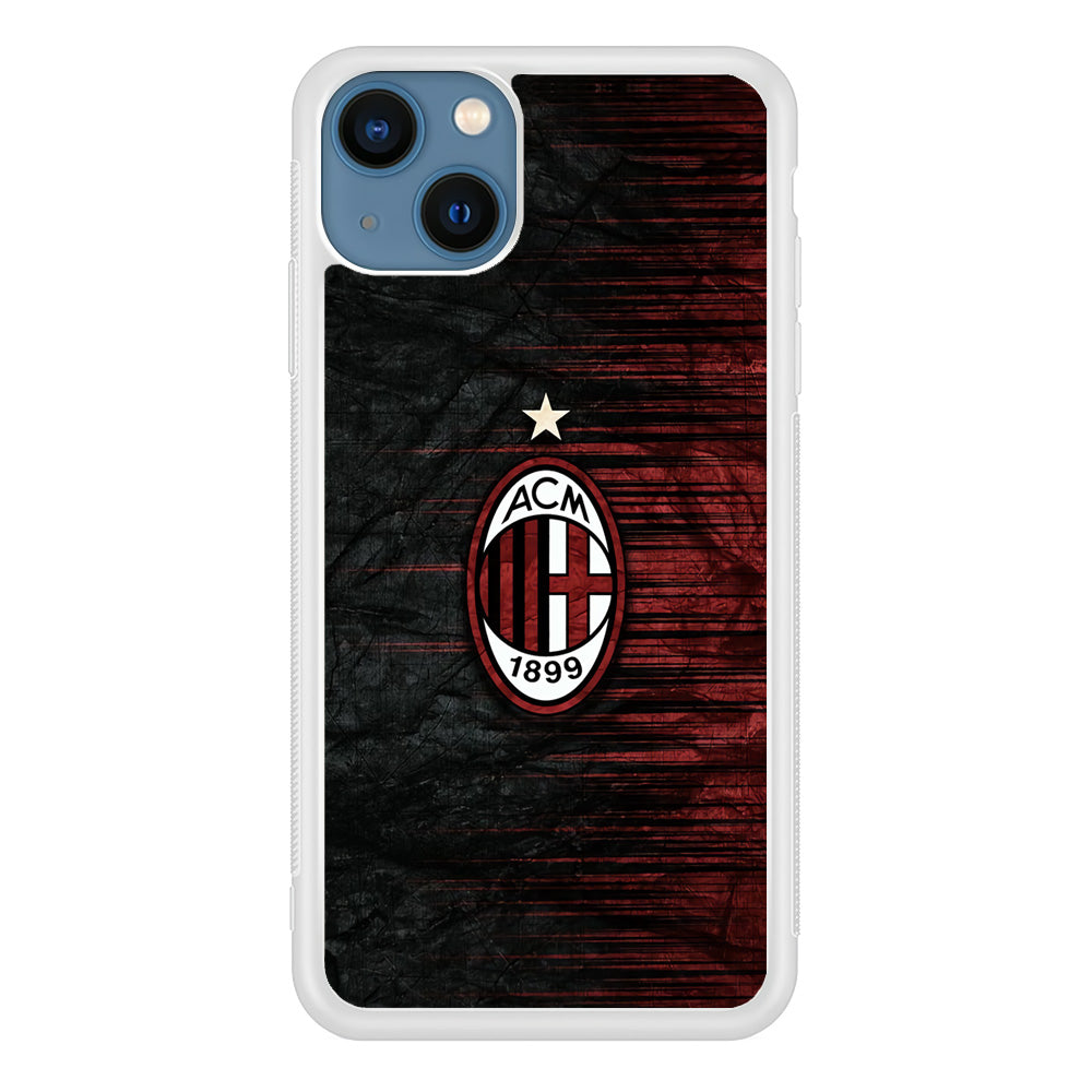 AC Milan Abstract Pattern iPhone 15 Case