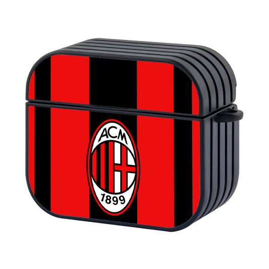 AC Milan Pride Of Colour Hard Plastic Case Cover For Apple Airpods 4 - Ezzystore