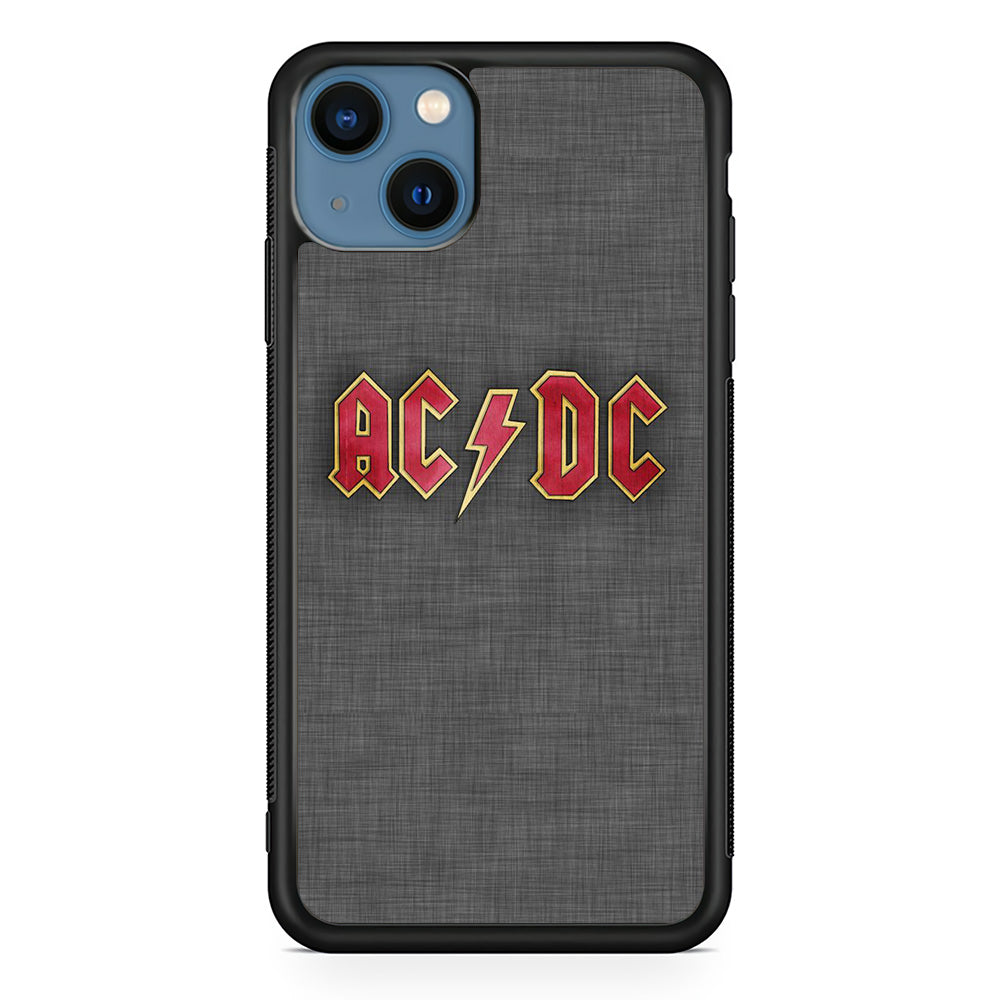 AC DC Grey Serrate Wallpapers iPhone 14 Case