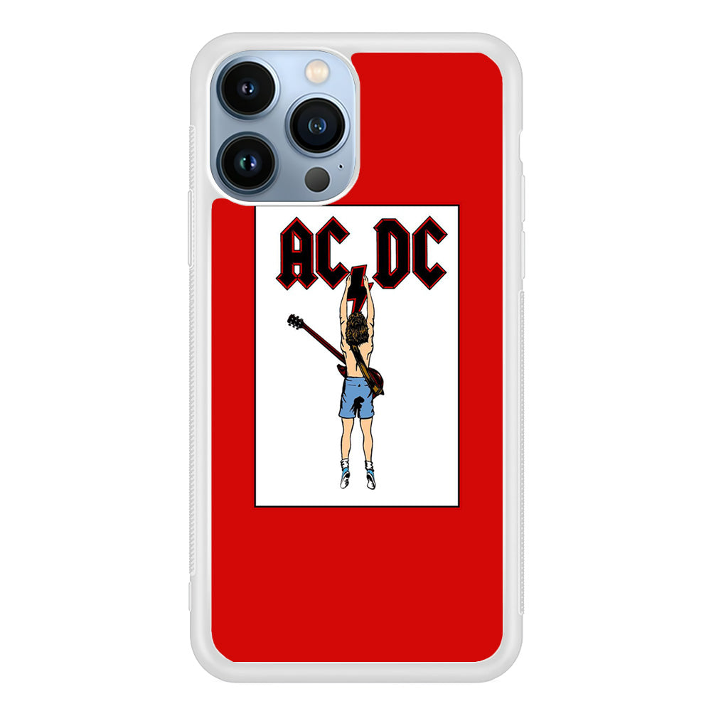 AC DC Logo In Frame iPhone 15 Pro Max Case