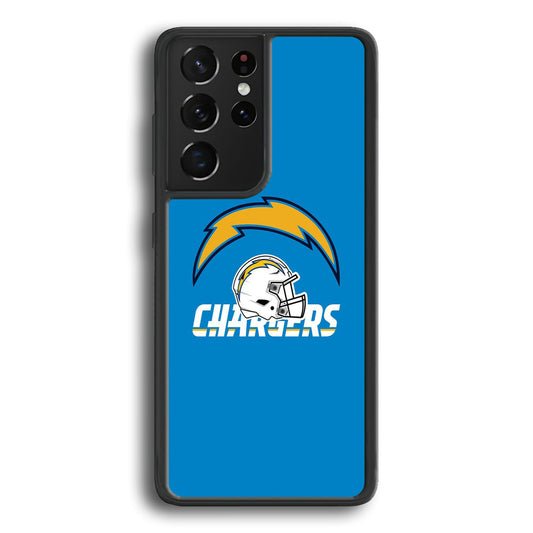 AFC Los Angeles Chargers Helmet Samsung Galaxy S22 Ultra Case - Ezzystore