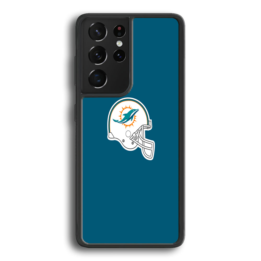 AFC Miami Dolphins Helmet Samsung Galaxy S24 Ultra Case - Ezzystore
