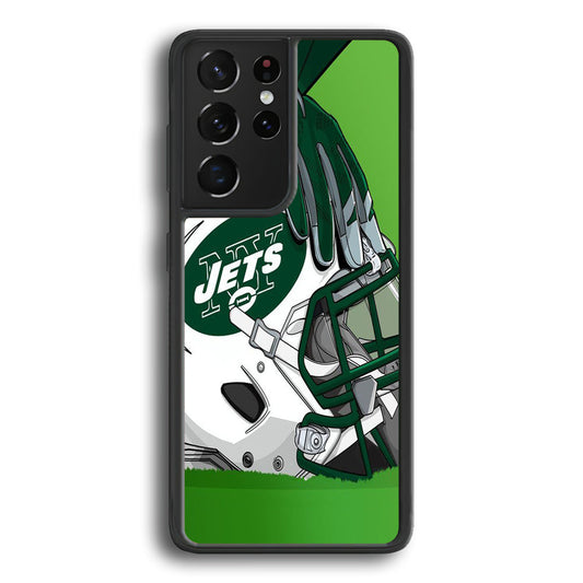AFC New York Jets Helmet Samsung Galaxy S23 Ultra Case - Ezzystore