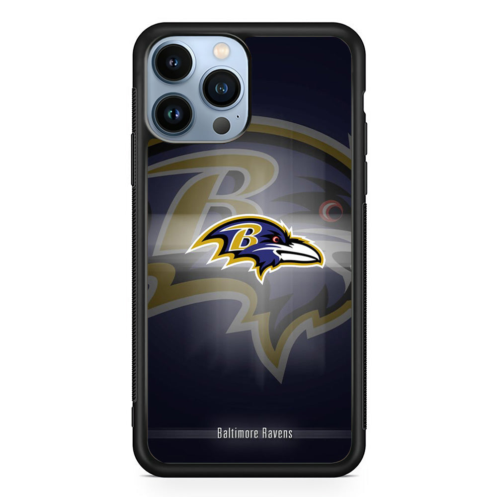AFC Baltimore Raven Violet Logo iPhone 14 Pro Case