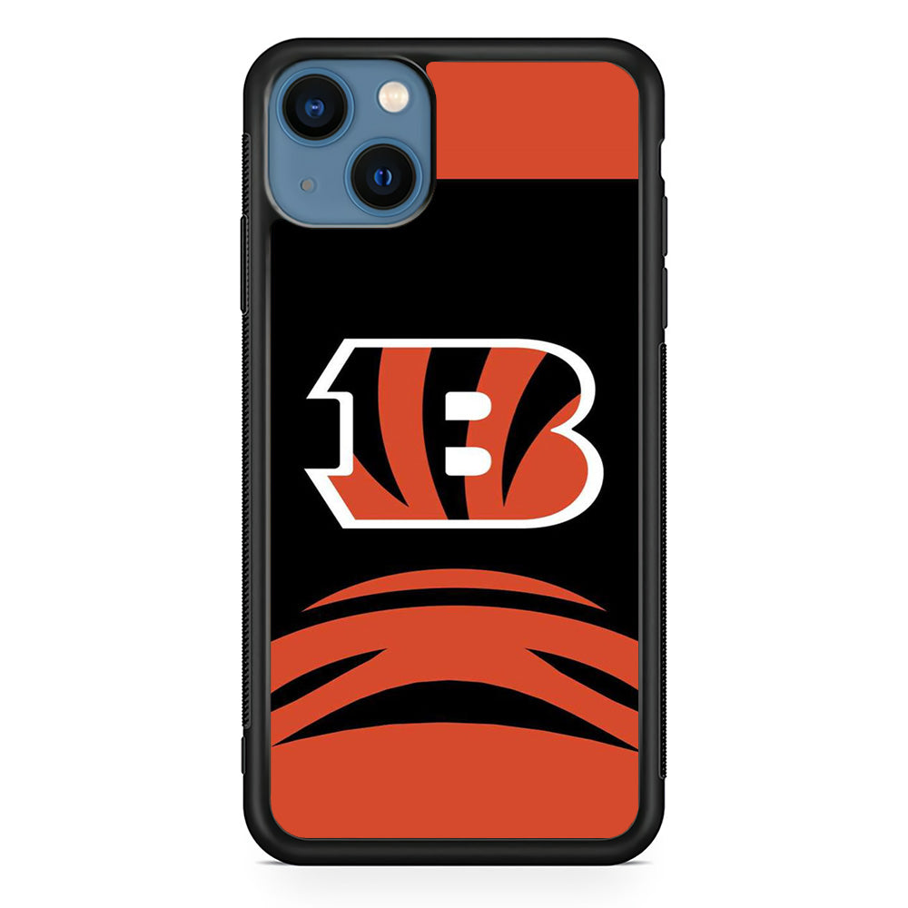 AFC Cincinnati Bengals Black Orange iPhone 14 Case
