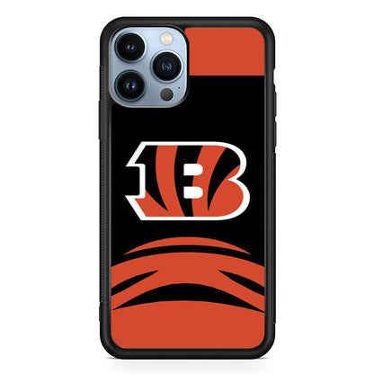 AFC Cincinnati Bengals Black Orange iPhone 14 Pro Case