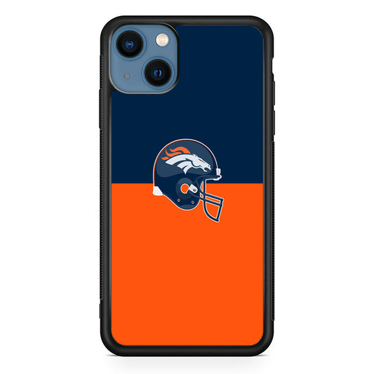 AFC Denver Broncos Helmet iPhone 14 Plus Case