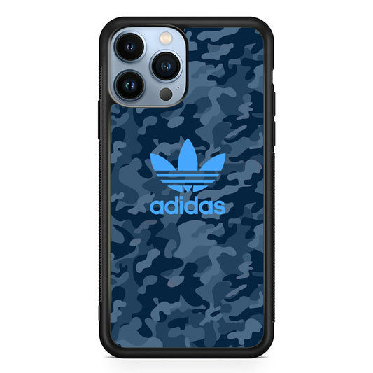 Adidas Blue Camo iPhone 14 Pro Max Case