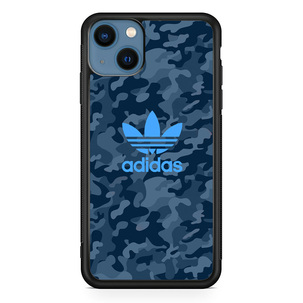 Adidas Blue Camo iPhone 15 Plus Case