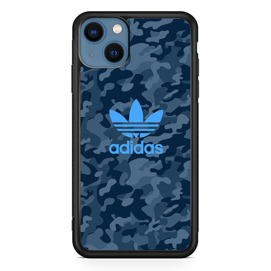Adidas Blue Camo iPhone 15 Plus Case