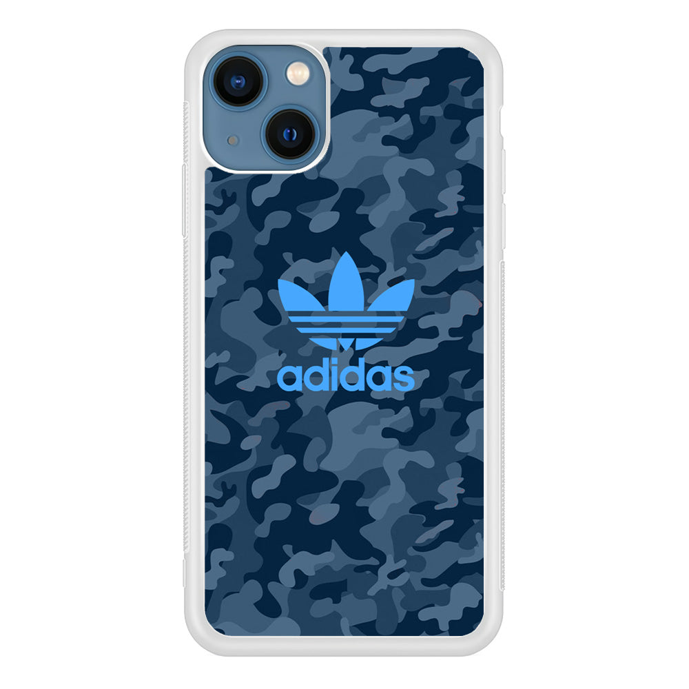 Adidas Blue Camo iPhone 15 Plus Case