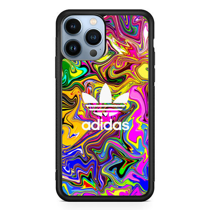 Adidas Liquid Color Melt iPhone 14 Pro Case