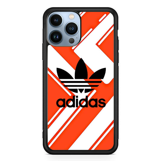 Adidas Pattern Orange iPhone 15 Pro Max Case
