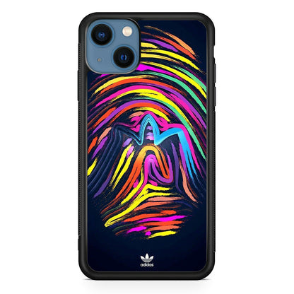 Adidas Rainbow Finger Print iPhone 14 Case