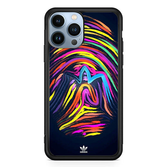 Adidas Rainbow Finger Print iPhone 14 Pro Case
