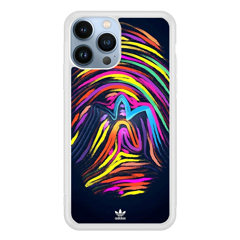 Adidas Rainbow Finger Print iPhone 15 Pro Case