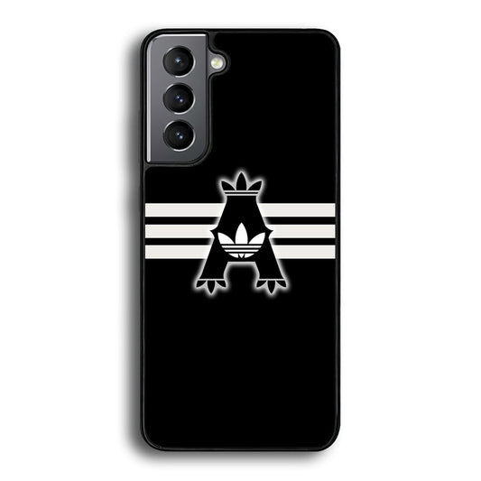 Adidas Royal Black Logo Stripe Samsung Galaxy S24 Case - Ezzystore