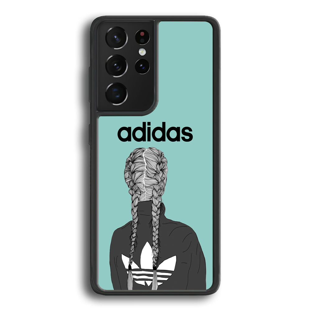 Adidas Girl Hype Blue Samsung Galaxy S23 Ultra Case - Ezzystore