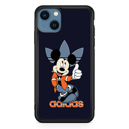 Adidas Navy Mickey iPhone 14 Case
