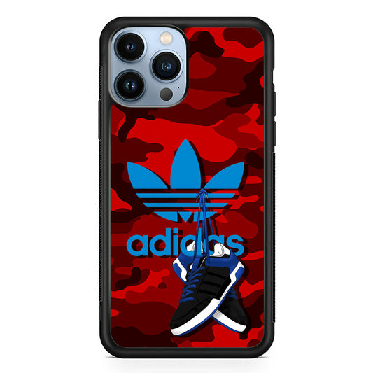 Adidas Shoes Camo Red iPhone 14 Pro Case