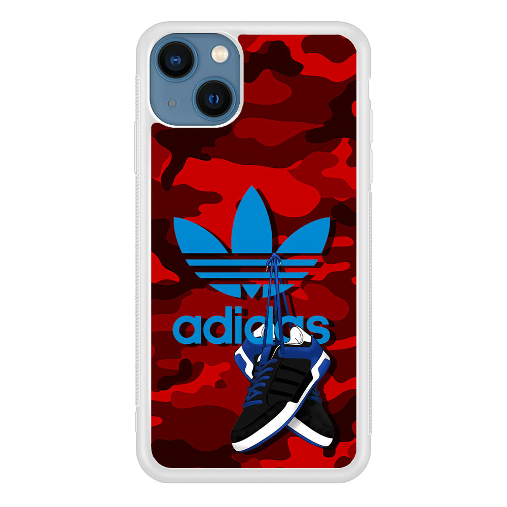 Adidas Shoes Camo Red iPhone 14 Case