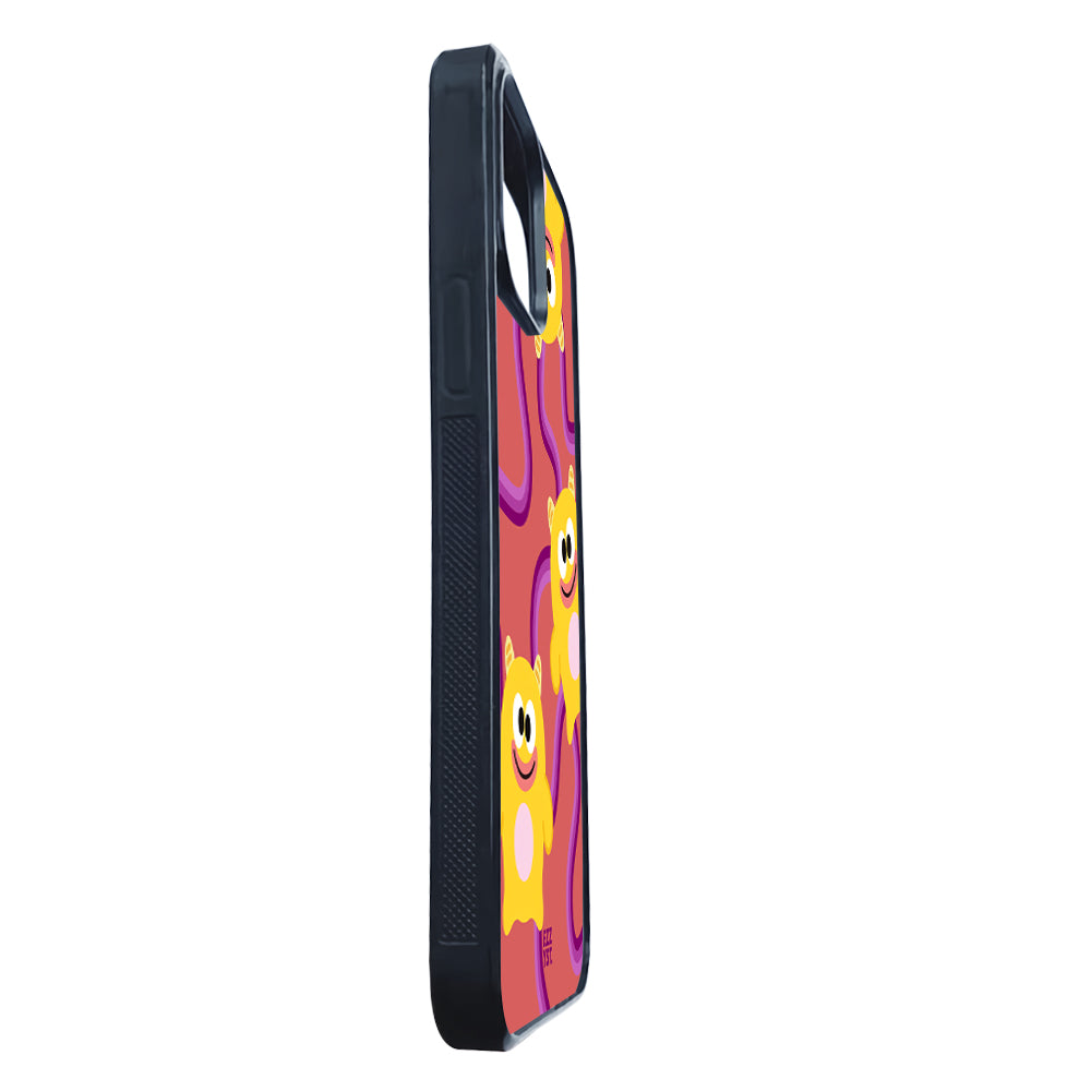 Adorable Little Monsters Trying to Scare Friends Magsafe iPhone Case