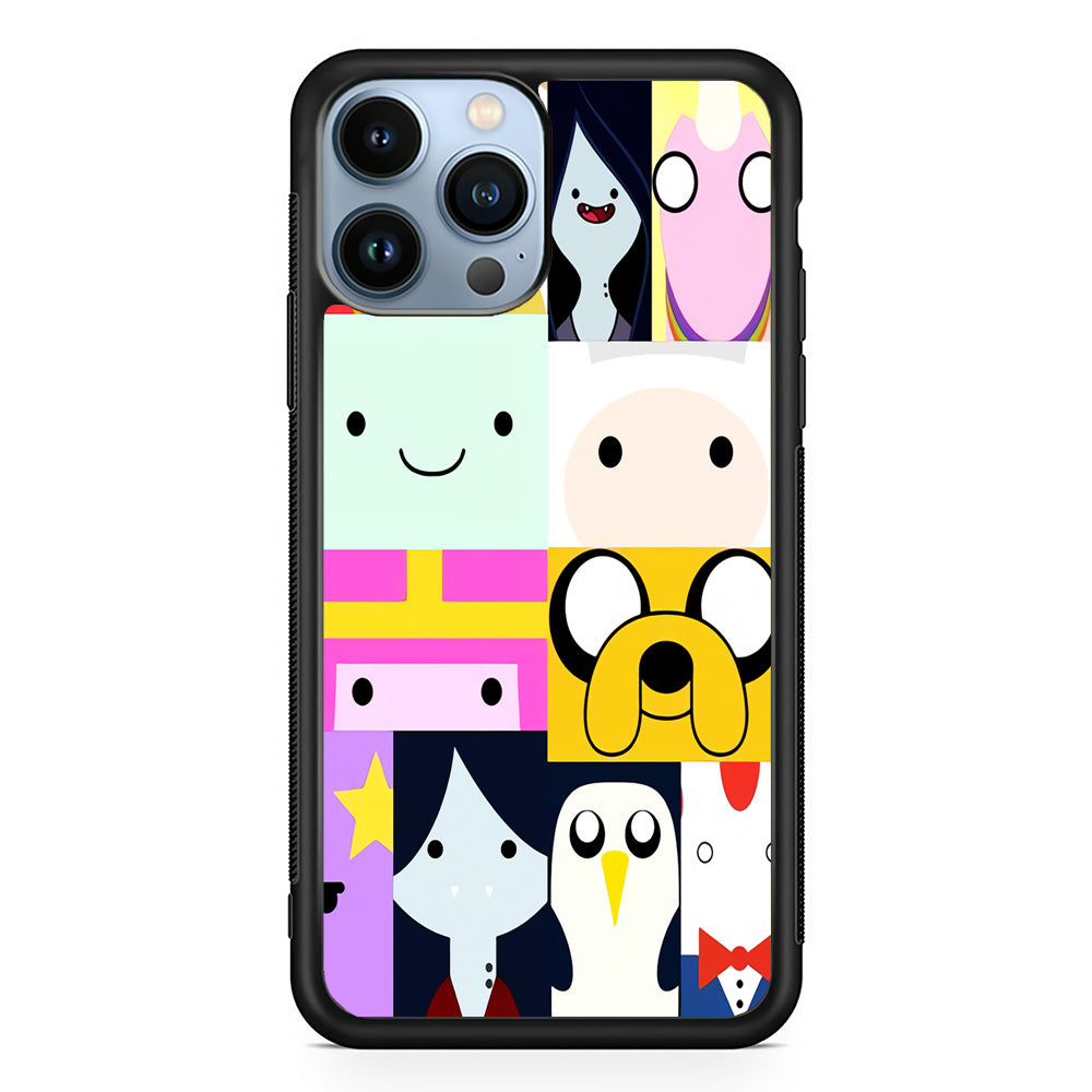 Adventure Time Character Collage iPhone 14 Pro Max Case