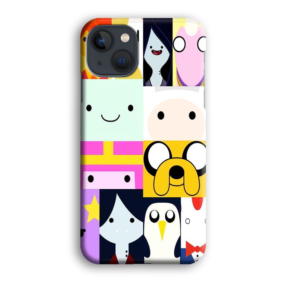 Adventure Time Character Collage iPhone 14 Case