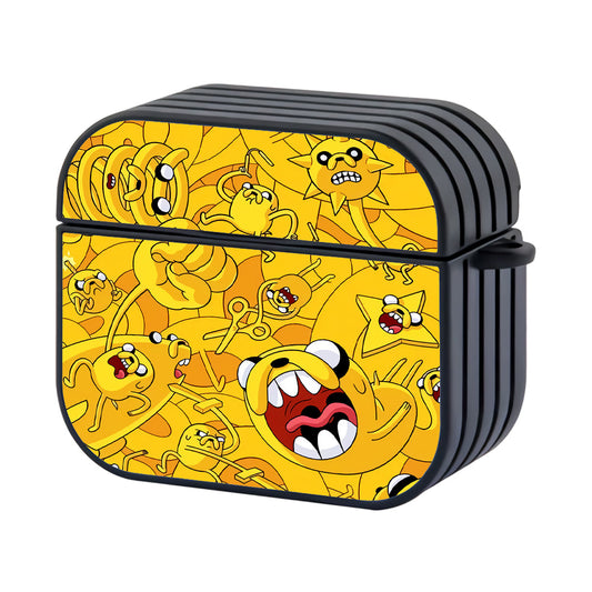 Adventure Time Jake All Mode Hard Plastic Case Cover For Apple Airpods 4 - Ezzystore