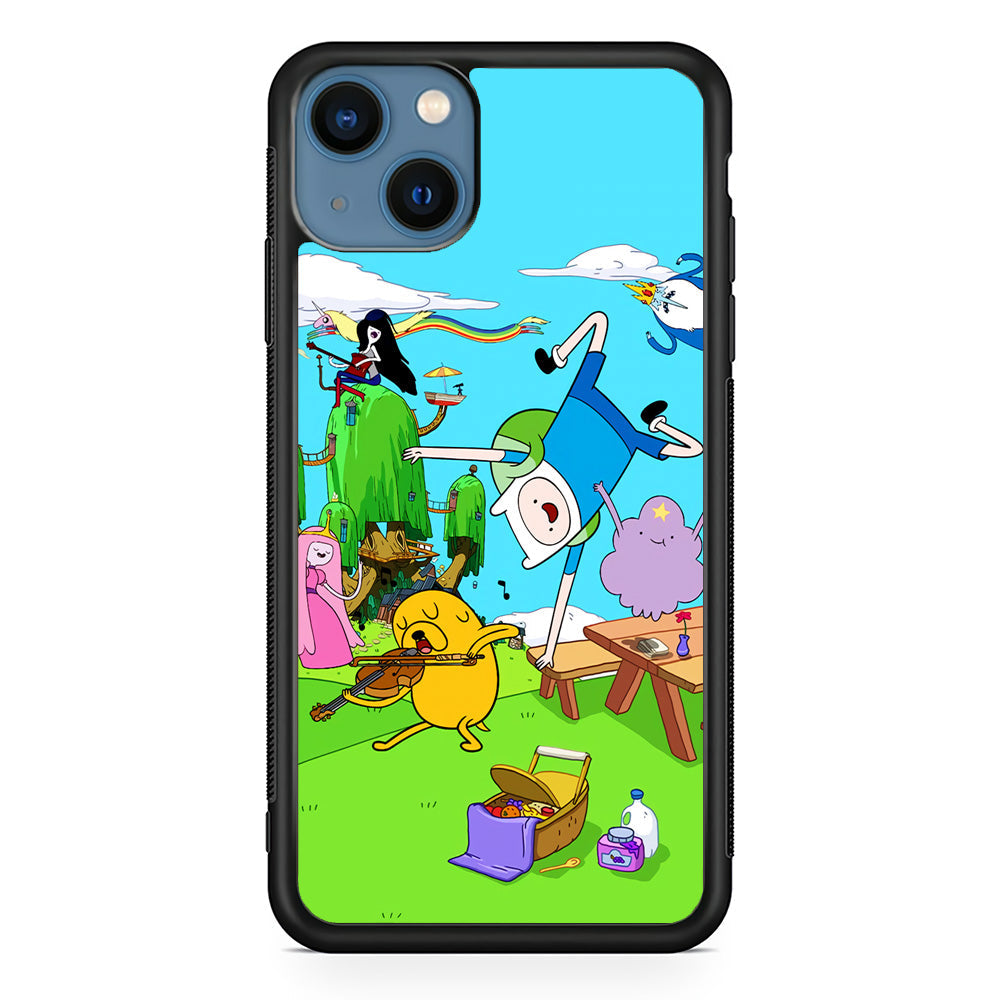 Adventure Time Jamming Session iPhone 14 Case