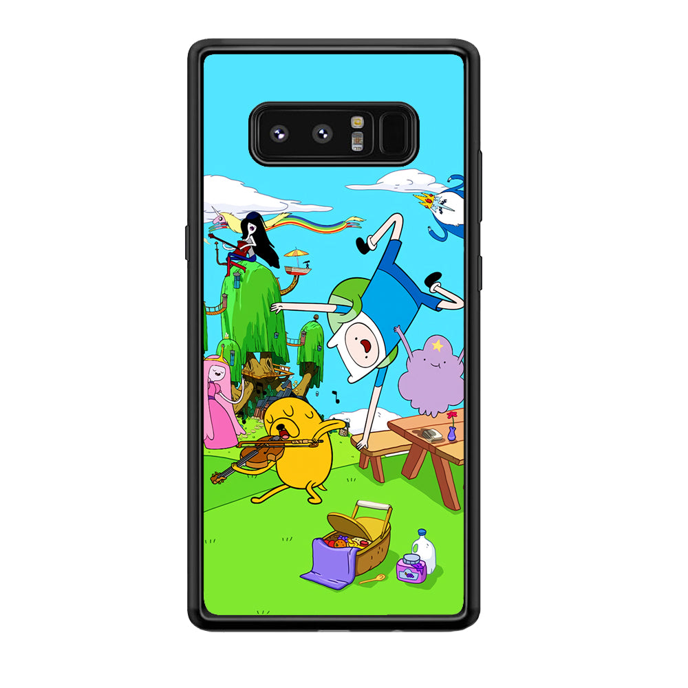 Adventure Time Jamming Session Samsung Galaxy Note 8 Case