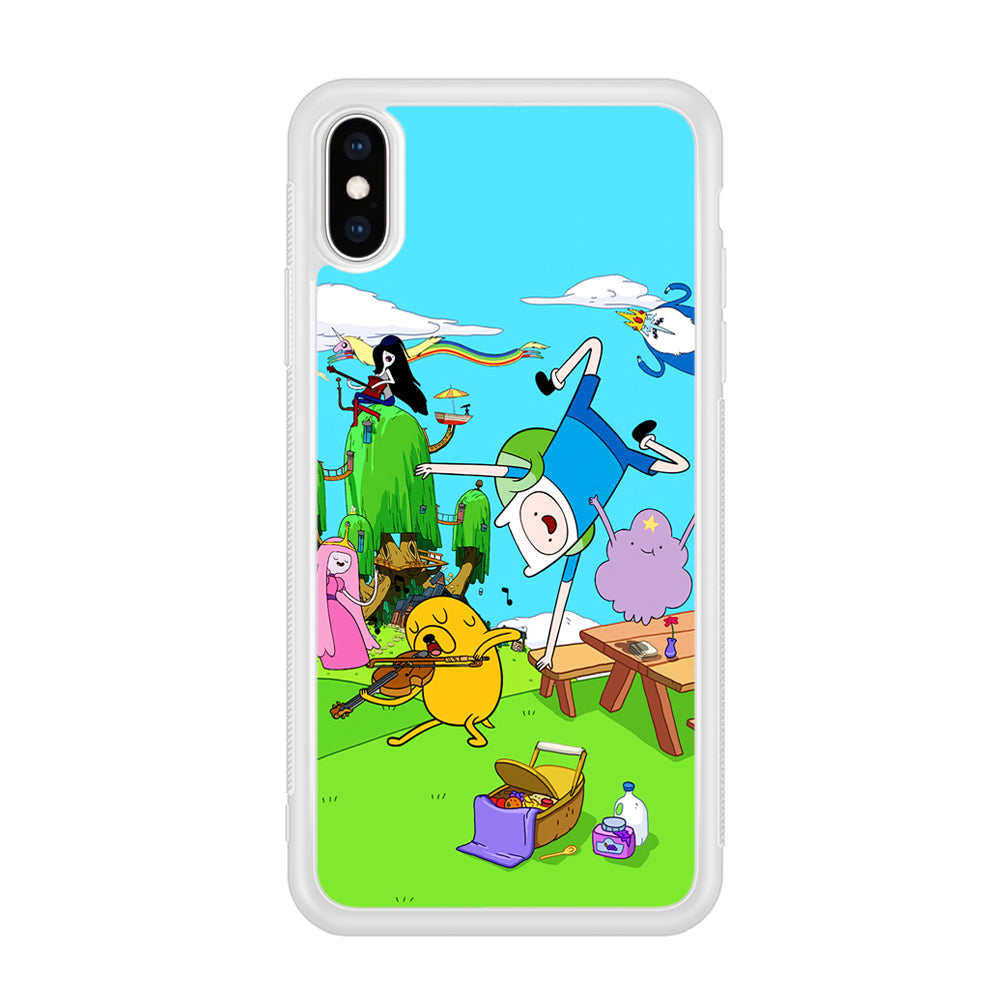 Adventure Time Jamming Session iPhone X Case