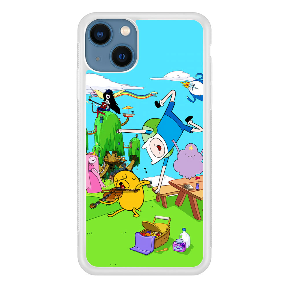 Adventure Time Jamming Session iPhone 14 Plus Case