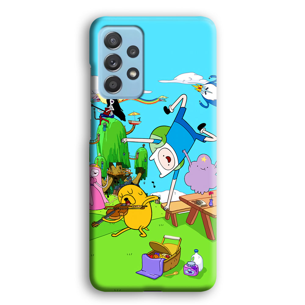 Adventure Time Jamming Session Samsung Galaxy A72 Case