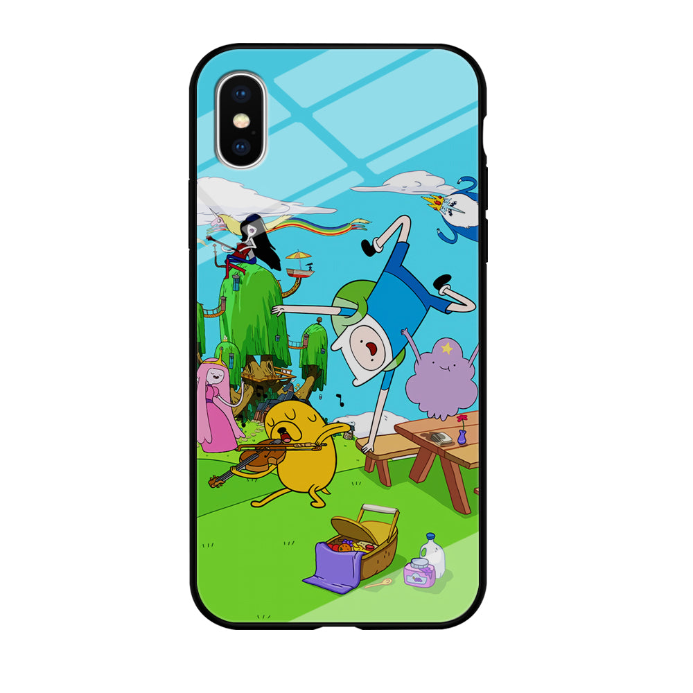 Adventure Time Jamming Session iPhone Xs Max Case
