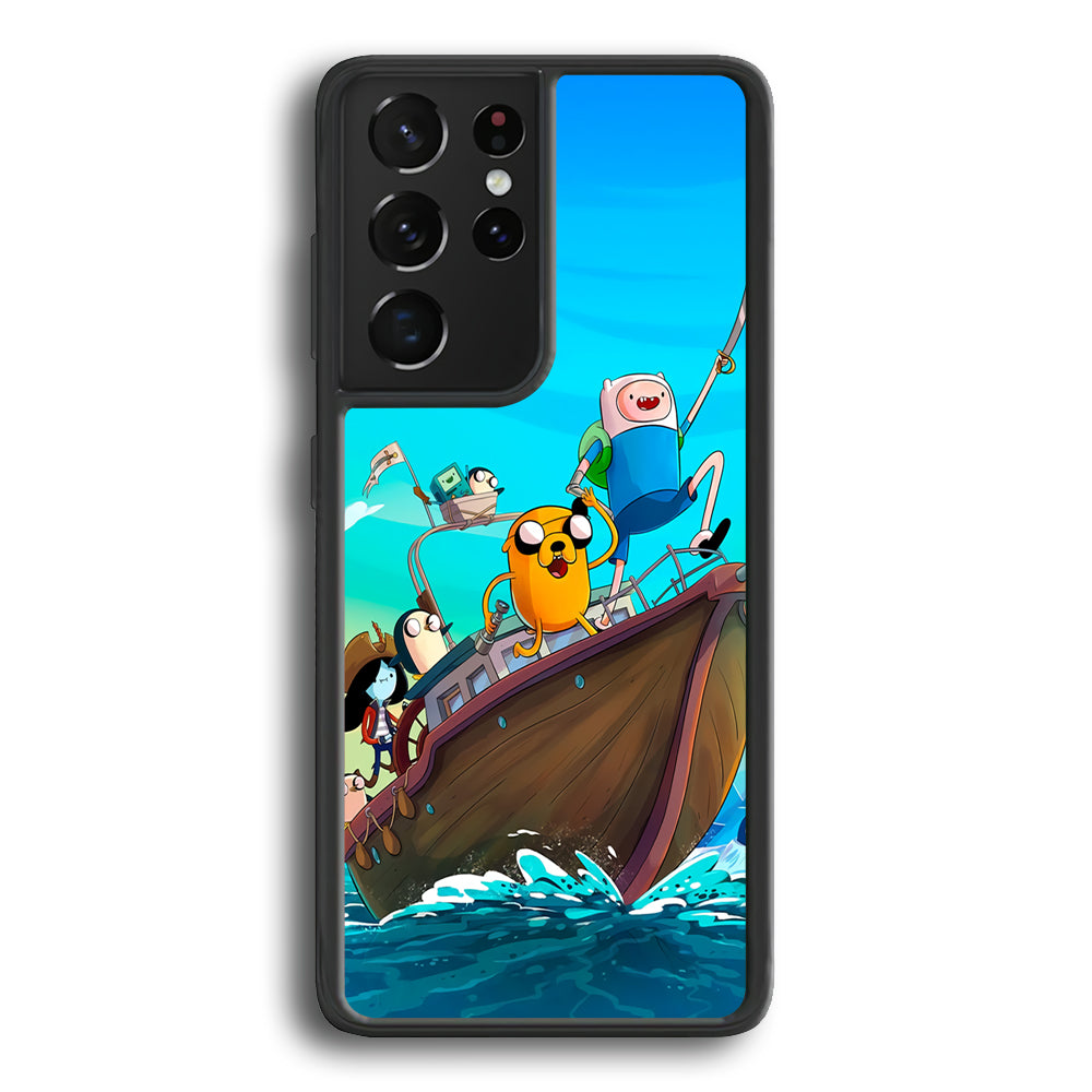 Adventure Time Ocean Adventure Samsung Galaxy S24 Ultra Case - Ezzystore