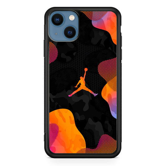 Air Jordan Camouflage on Autumn iPhone 14 Case