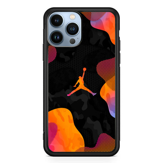 Air Jordan Camouflage on Autumn iPhone 14 Pro Max Case