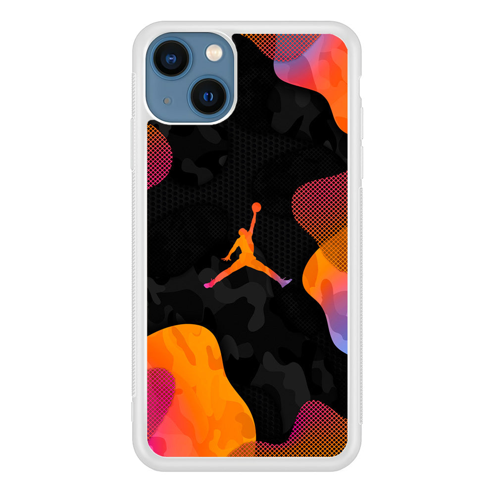 Air Jordan Camouflage on Autumn iPhone 15 Plus Case