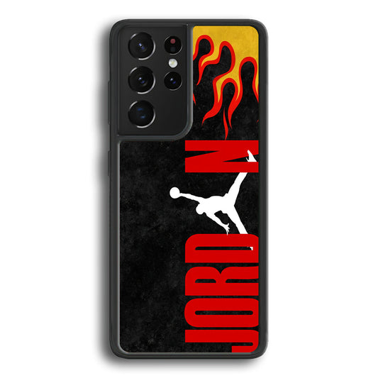 Air Jordan Flame Fire Samsung Galaxy S23 Ultra Case - Ezzystore