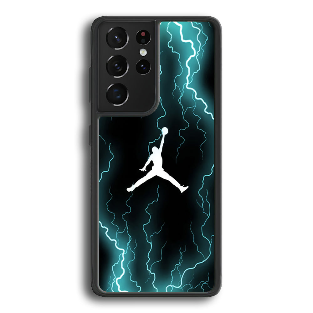 Air Jordan Lightning Pattern Samsung Galaxy S24 Ultra Case - Ezzystore