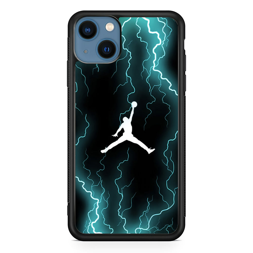 Air Jordan Lightning Pattern iPhone 14 Case