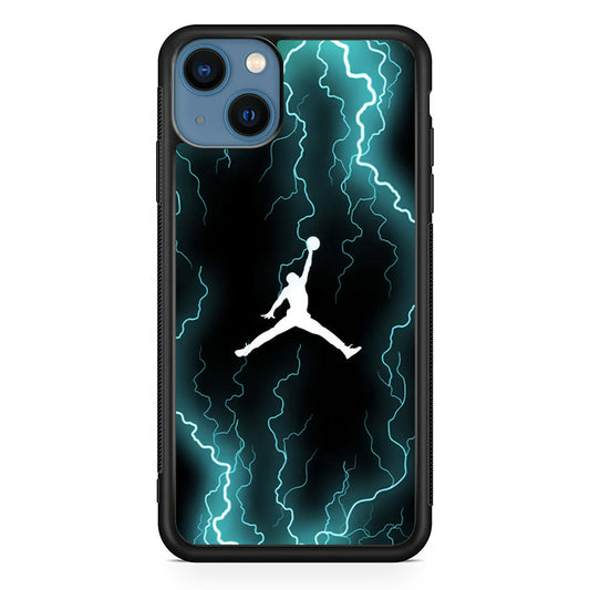 Air Jordan Lightning Pattern iPhone 14 Case