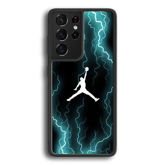 Air Jordan Lightning Pattern Samsung Galaxy S23 Ultra Case - Ezzystore